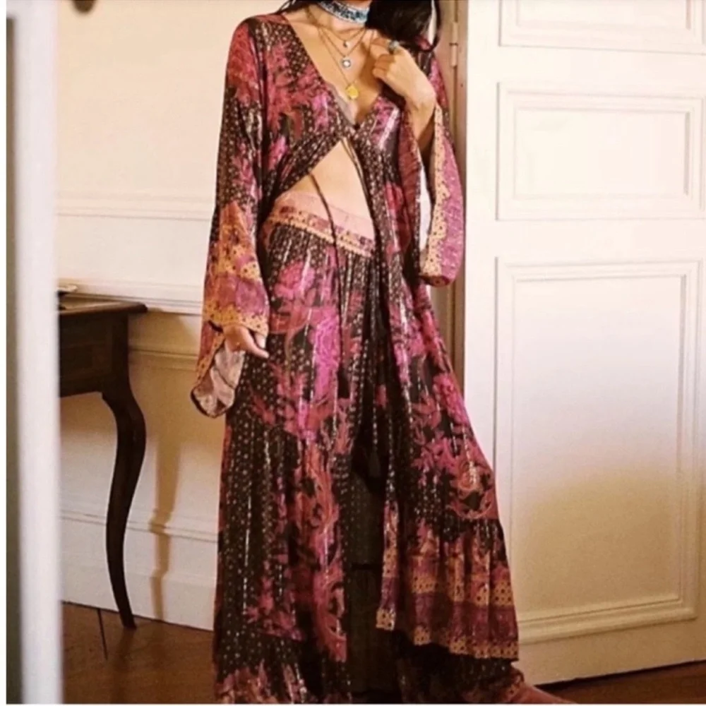 RARE NWOT Free People Intimately | Antoinette Robe | XS/S
